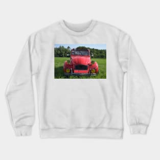 Serbian classic car in Slovenia Crewneck Sweatshirt